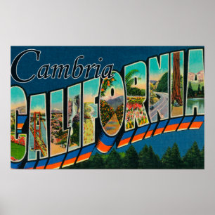 Poster Cambria, Califórnia - grandes cenas da letra