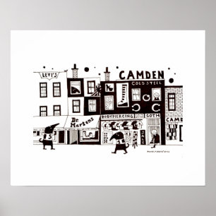 Póster Camden Scene