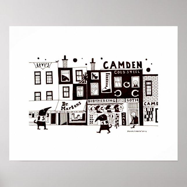 Póster Camden Scene (Frente)