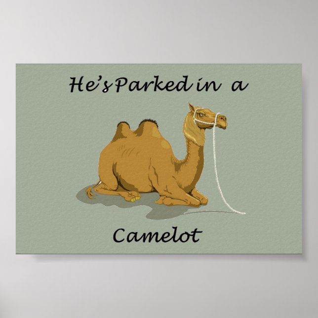 Póster Camel Camelot Humor (Frente)