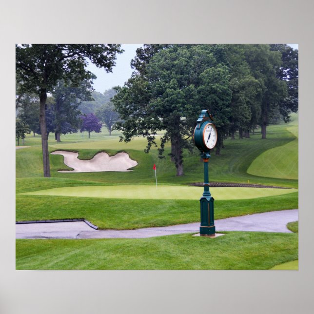 Poster Camel Sand Trap, Medinah, Illinois, Curso de Golfe (Frente)