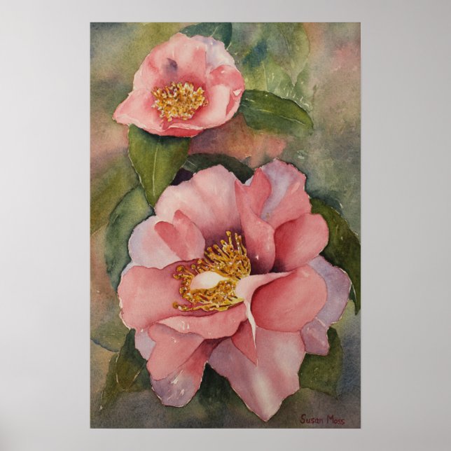 POSTER - Camellia in Bloom (Frente)