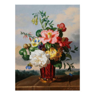 Póster Camellias Um Banquete Floral Para Os Seus Olhos