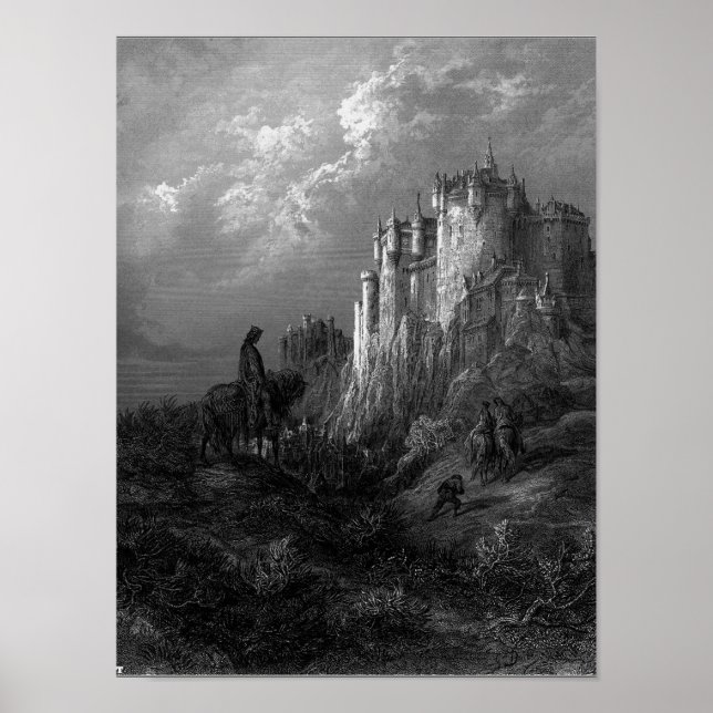 Póster Camelot por Gustave Doré 1868 (Frente)