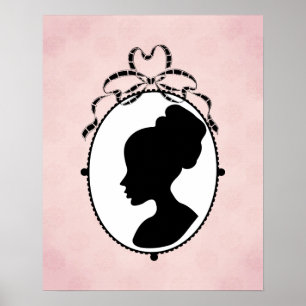 Póster Cameo do estilo 60s do Victorian