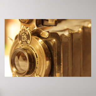 Póster Câmera 2 do vintage
