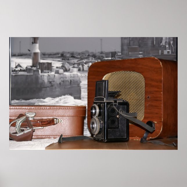 Poster Câmera analógica Vintage (Frente)