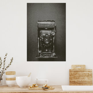 Poster Câmera Antiga