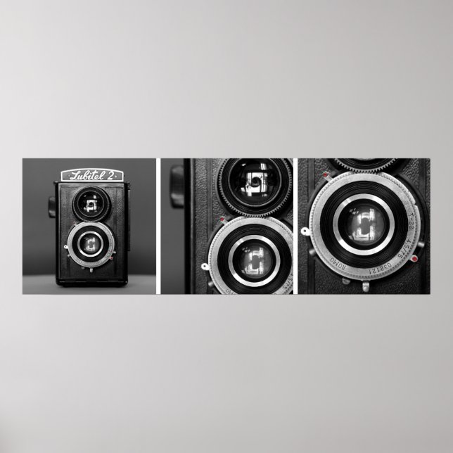 Póster Câmera antiga 1 (Frente)