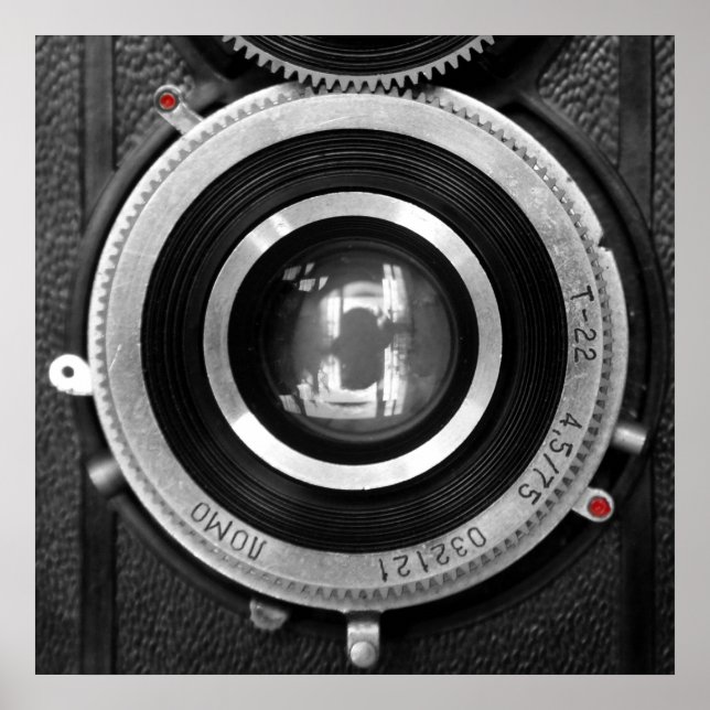 Póster Câmera antiga 2 (Frente)