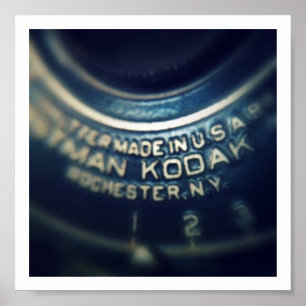 Póster Câmera de bolso da veste do No1 de Kodak