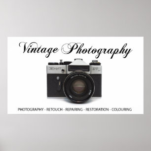 Poster Câmera de filmagem antiga