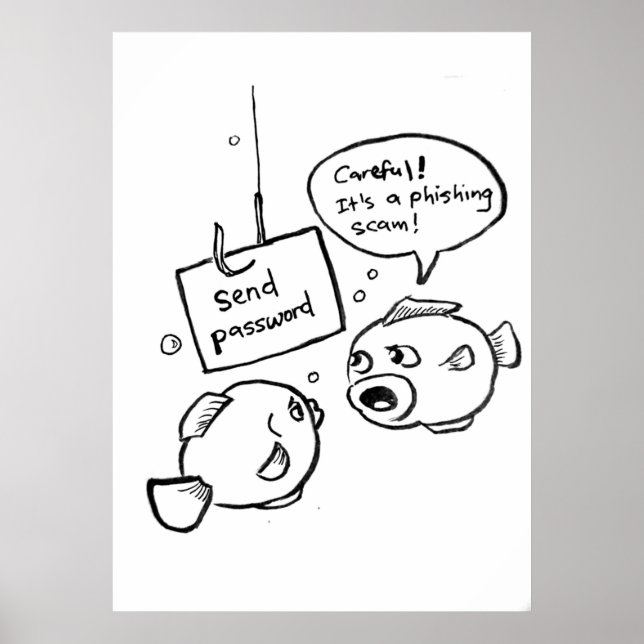 Poster Câmera de Phishing (Frente)