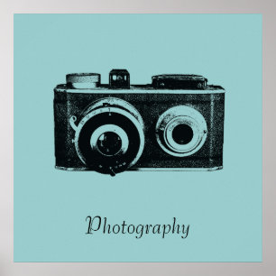 Póster Câmera do vintage