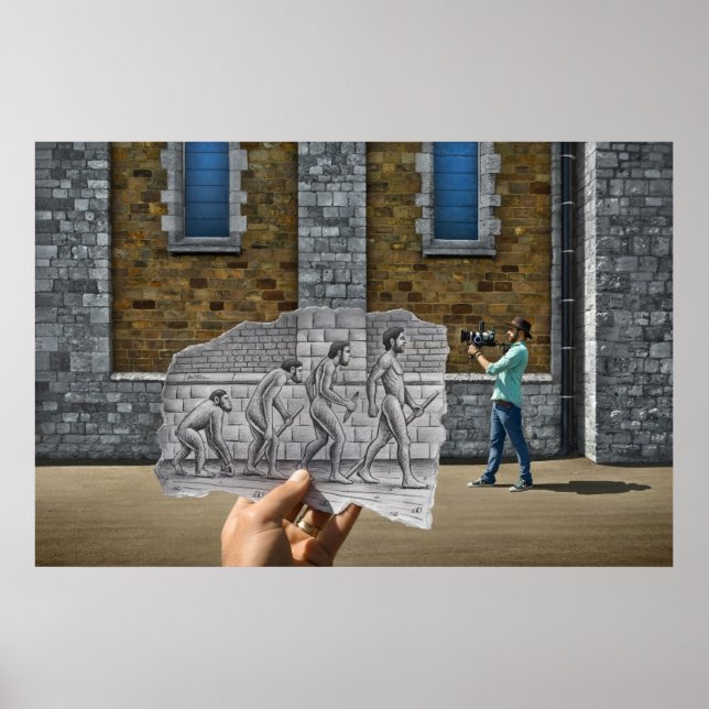 Poster Câmera Pencil Vs - Evolução (Frente)