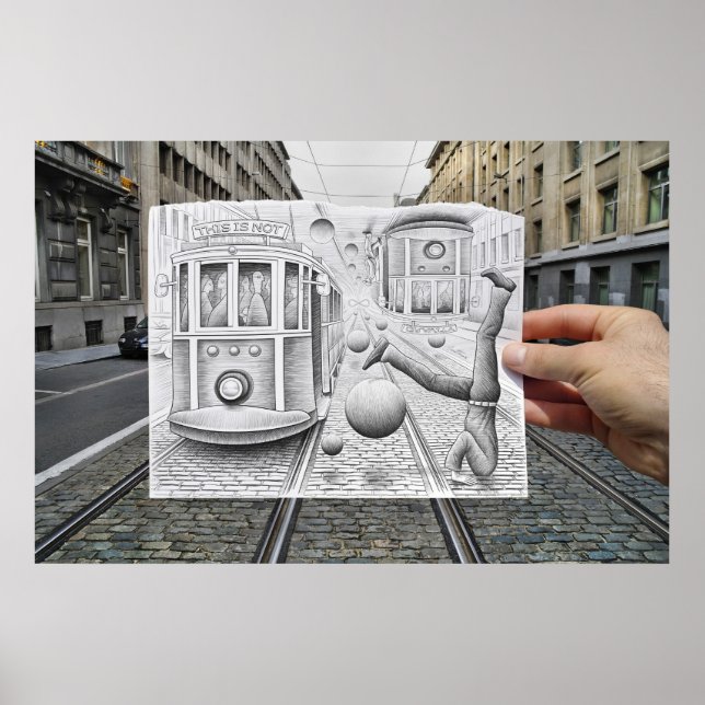 Póster Câmera Pencil Vs - Isto Não É Gravidade (Frente)