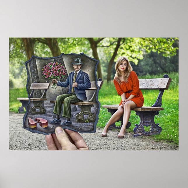 Póster Câmera Pencil Vs - Santo Cavalheiro Namorados (Frente)