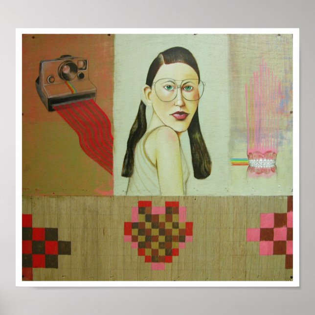 Póster câmera tímida (Frente)