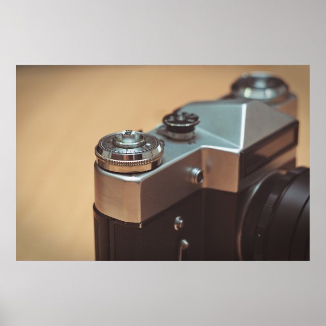 Poster Câmera Vintage (Frente)