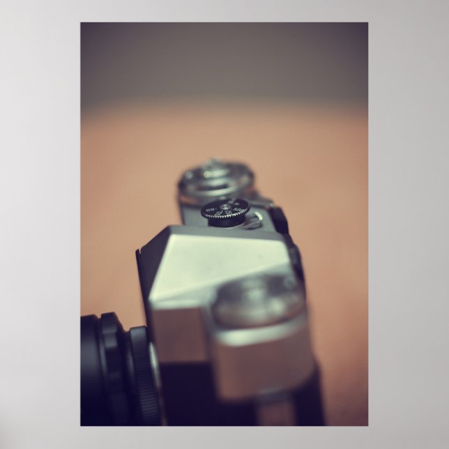 Poster Câmera Vintage (Frente)
