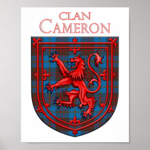 Poster Cameron Hunting Tartan Scottish Plaid