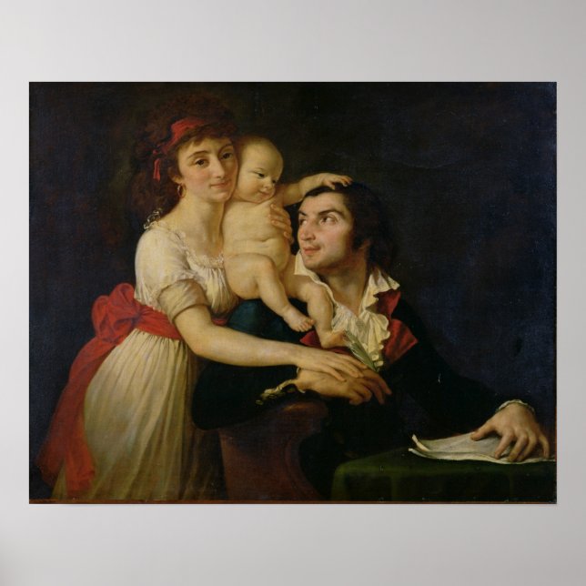 Póster Camille Desmoulins sua esposa Lucile e seus (Frente)