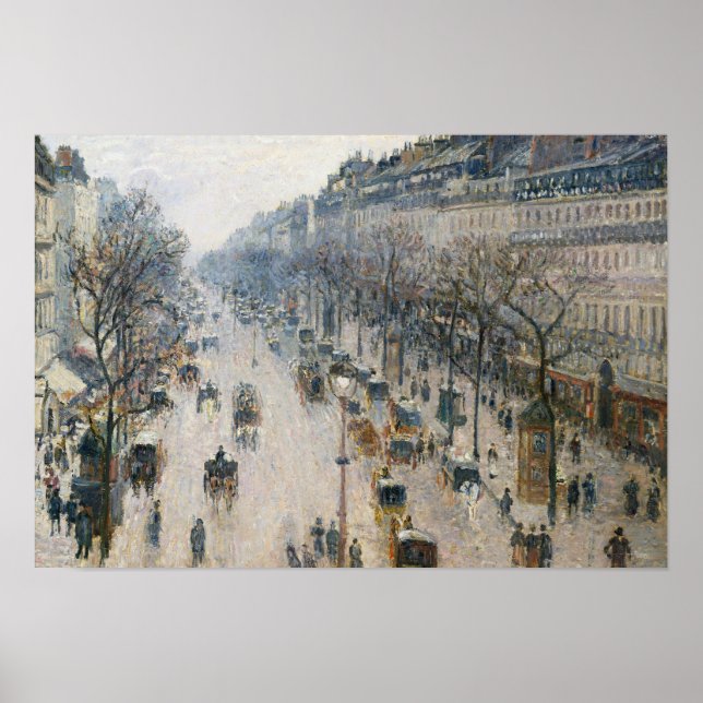 Poster Camille Pissarro - Boulevard Montmartre (Frente)