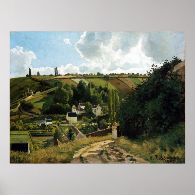 Poster Camille Pissarro Jalais Hill, Pontoise (Frente)