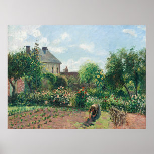 Poster Camille Pissarro O Jardim do Artista em Eragny