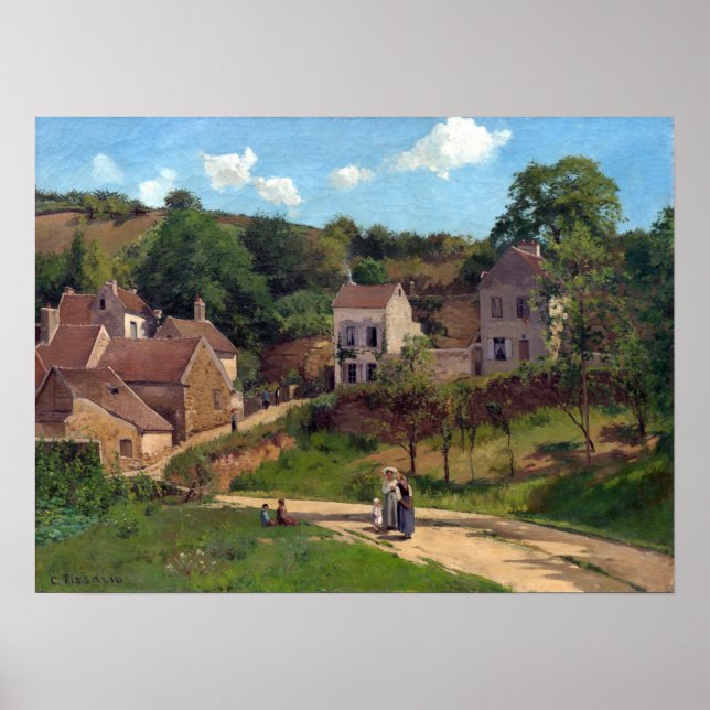 Poster Camille Pissarro O Patrimônio em Pontoise (Frente)