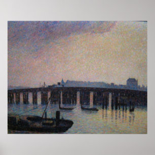 Póster Camille Pissarro - ponte velha de Chelsea Londres