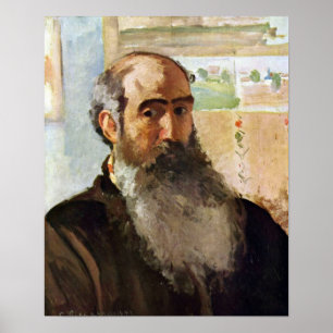 Póster Camille Pissarro - retrato de auto