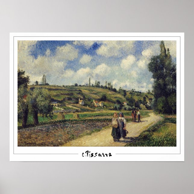 Poster Camille Pissarro Zedign Cartaz de Arte #14 (Frente)