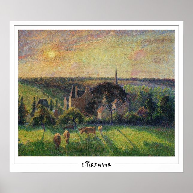 Poster Camille Pissarro Zedign Cartaz de Arte #245-2 (Frente)