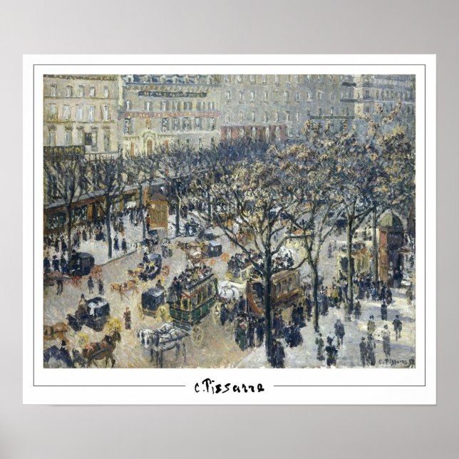 Poster Camille Pissarro Zedign Cartaz de Arte #256 (Frente)