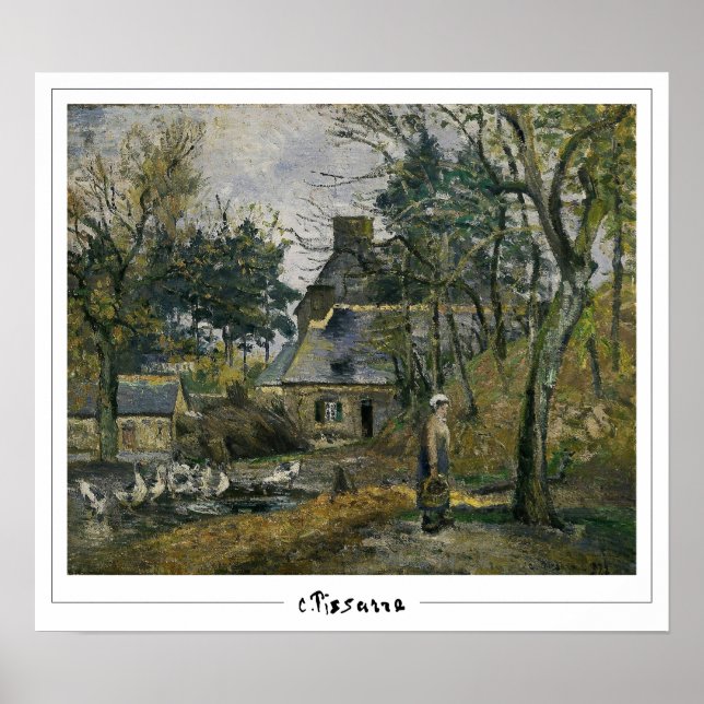 Poster Camille Pissarro Zedign Cartaz de Arte #321 (Frente)