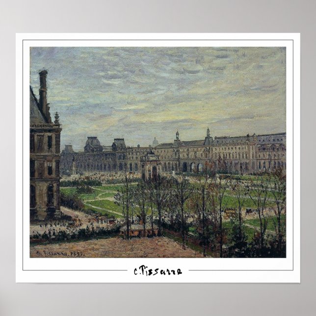 Poster Camille Pissarro Zedign Cartaz de Arte #496-2 (Frente)