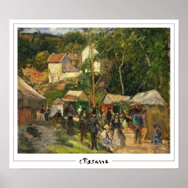 Poster Camille Pissarro Zedign Cartaz de Arte #84 (Frente)