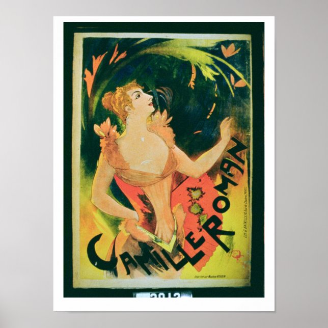 Póster Camille Roman (litoral colorido) (Frente)