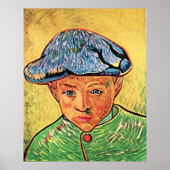 Poster Camille Roulin por Vincent van Gogh (Frente)