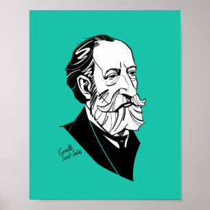 Poster Camille Santo-Saëns