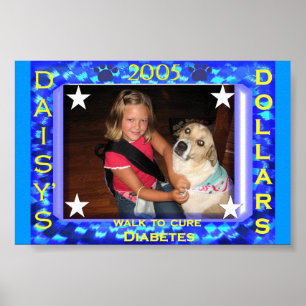 Poster Caminhada 2005 para o diabetes