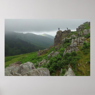 Póster Caminhada nas montanhas de Pyrenees