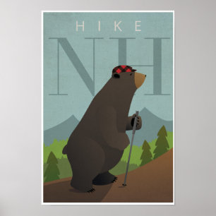 Póster Caminhada New Hampshire