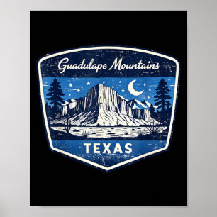 Poster Caminhada no Parque Nacional Guadalupe Mountains T