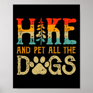 Poster Caminhada Retro E Pet Todos Os Cães Amante De Exte