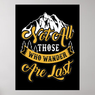 Poster Caminhando Não Todos Aqueles Que Vagueiam