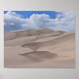 Poster Caminhando pelo Excelente Sand Dunes, Colorado