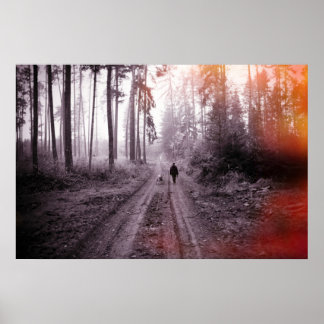 Poster caminhando pelos cães