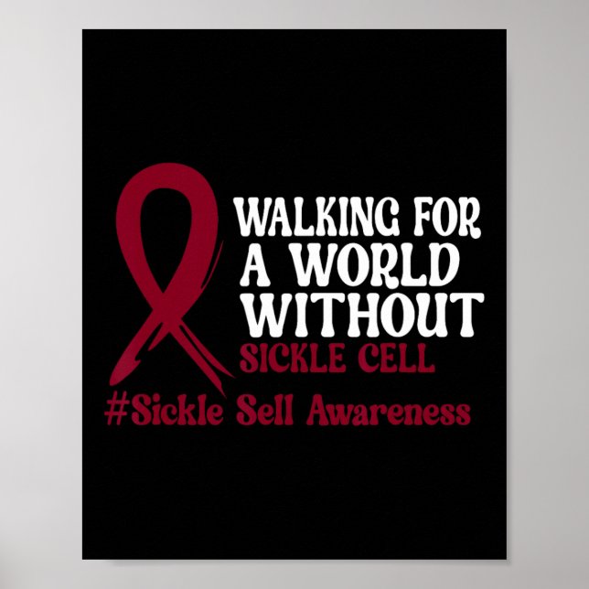 Poster Caminhando Por Um Mundo Sem Célula Falsa - Awarene (Frente)